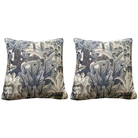 carta da parati hermes jardin d osier|Hermes Jardin d'Osier Silk Blend Set of Two Cushions .